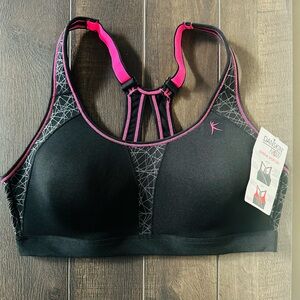 Danskin Sports Bra High Impact Workout Adjustable Bra NWT